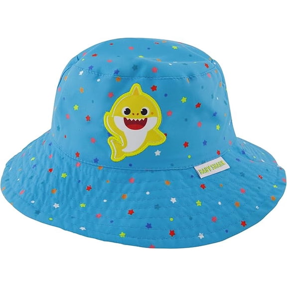 Nickelodeon Baby-Boys Bucket Hat & Baseball Cap, Baby Shark Toddler Sun Hat for Ages 2-4