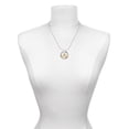 thumbnail image 3 of Delight Jewelry Goldtone Medium Tree of Life Silvertone Grandmother Ring Charm Necklace, 18", 3 of 4