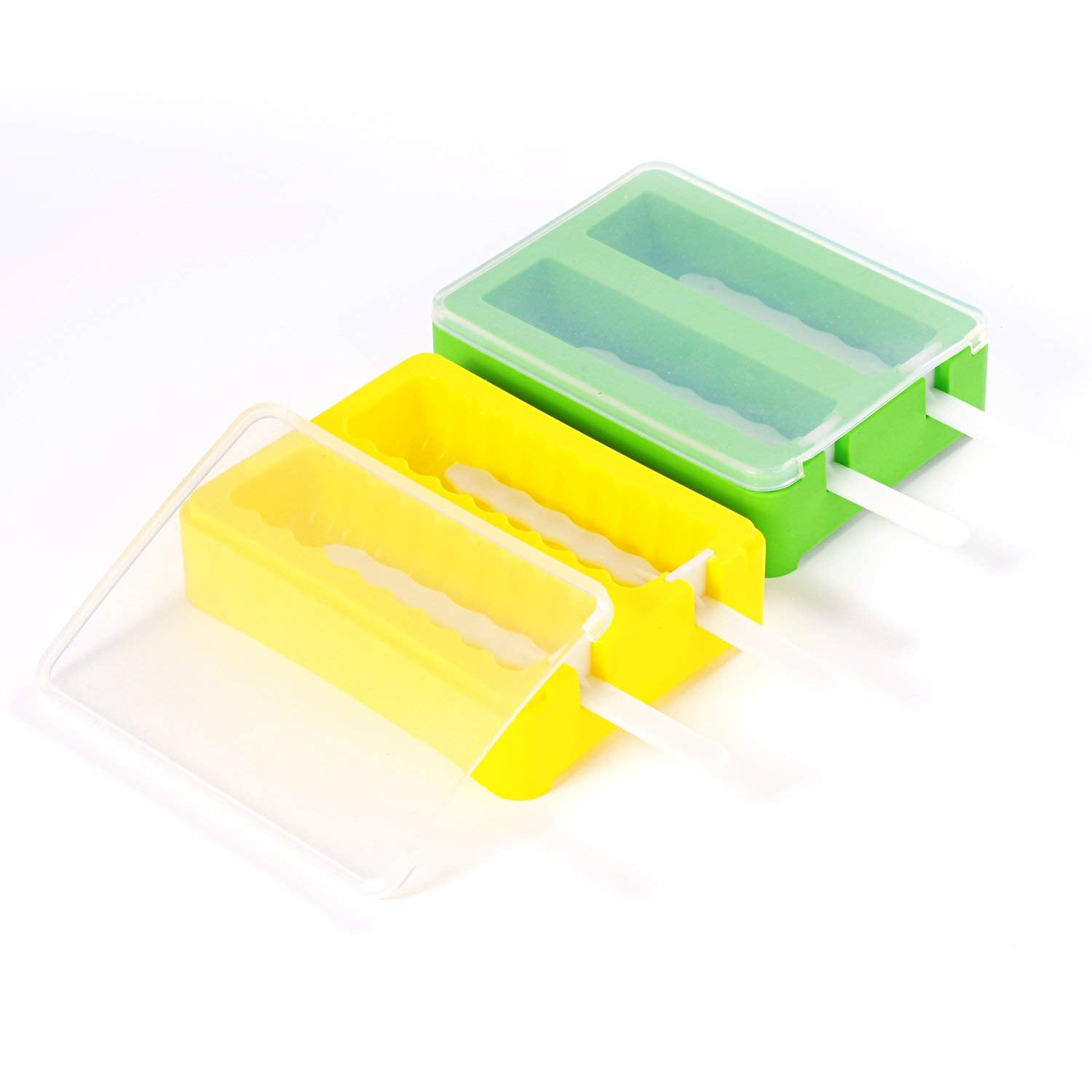 Set Of 4 Popsicle Molds Ice Pop Makers Ice Pop Molds Ice Bar Maker