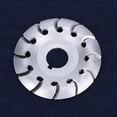 thumbnail image 3 of Disco de modelado Disco de tallado de madera de acero al manganeso, Disco de modelado de pulido Cuchillas de modelado de carpintería, Madera plateada Otros materiales Tallado de caucho para Amonsee NO, 3 of 6