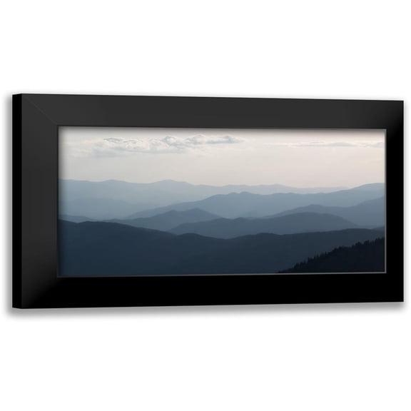 Head, Danny 14x9 Black Modern Framed Museum Art Print Titled - Blue Layers