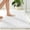 White-1'8" x 2'8" (20''x32'' Bathroom Rug), variant on White Bathroom Runner Rug 24x55 Inch - Long Chenille Bath Mat  Extra Soft Shaggy Plush Absorbent Non-slip Washable For Tub Bedside And Kitchen