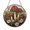 Acrylic 3.5 Inch, variant on Mushroom Stained Glass Suncatcher Window Hanging, Woodland Toadstool Decor, Cozy Cottage Style Light Catcher