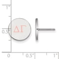 thumbnail image 2 of White Sterling Silver Earring Blue Women'S Greek Delta Gamma 12 mm, 2 of 2