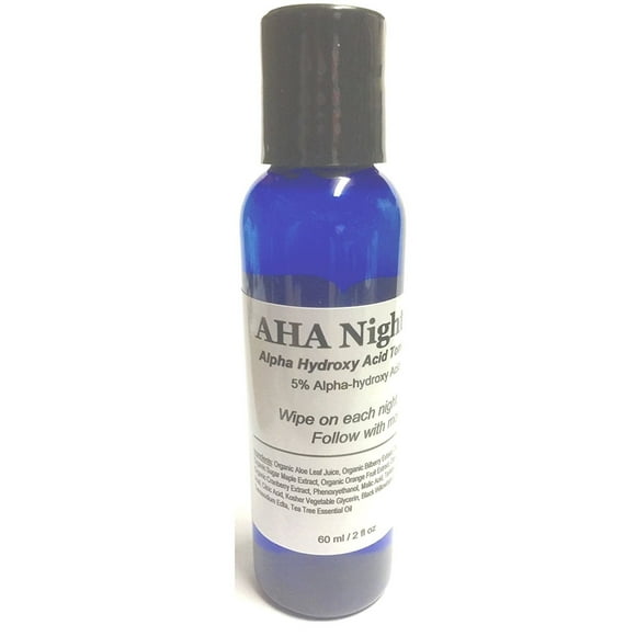 Aha Night Toner Alpha Hydroxy Acid Skin Treatment