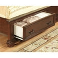 thumbnail image 4 of Furniture of America Moore 2-Piece Queen Panel Bedroom Set in Brown Cherry, 4 of 4