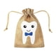 thumbnail image 2 of Bolsita de lino para el Hada de los Dientes para niños – Bolsita con cordón para los dientes de leche debajo de la almohada – Contenedor de recuerdo para dientes perdidos – Bonita bolsita para almoh, 2 of 6