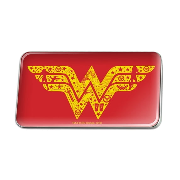 Wonder Woman Wonder Woman Icons Logo Metal Rectangle Lapel Hat Pin Tie Tack Pinback