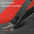 thumbnail image 4 of Juego de manicura profesional, cortaúñas de acero inoxidable con cuero portátil, 7/10/12/18/20/24 piezas, 4 of 5