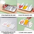 thumbnail image 4 of Reusable Stainless Steel Ice Pop Molds with Lids - BPA-Free Popsicle Maker for Homemade Frozen Desserts, 4 of 5
