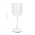 thumbnail image 2 of ifundom 4Pcs Plastic White Wine Goblets for Bar Restaurant Cocktail and Beverage Storage, 2 of 8
