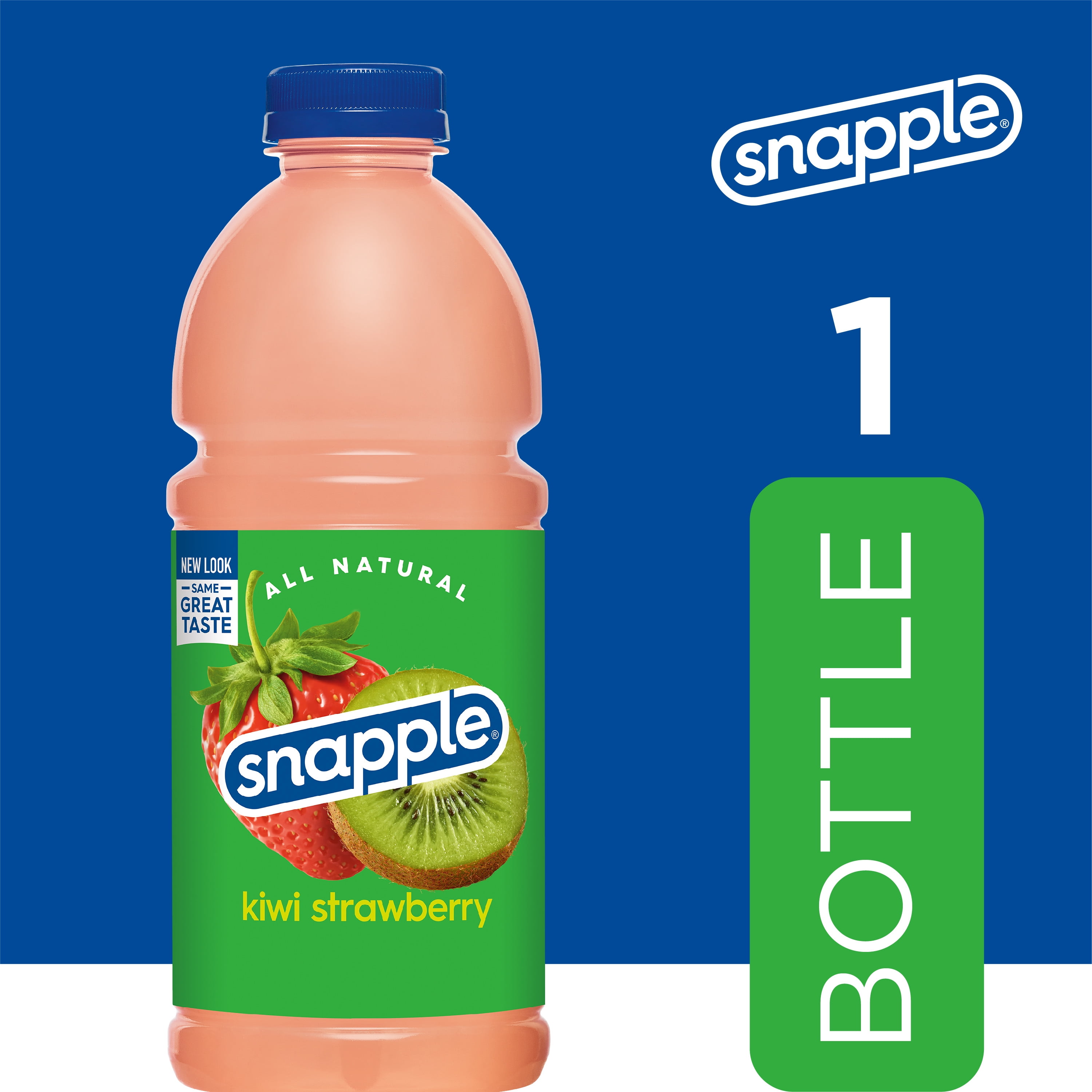 (2 pack) Snapple Kiwi Strawberry, 32 fl oz