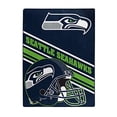 thumbnail image 1 of NFL Nord-Ouest Seahawks Raschel Jeter Couverture, 60 "x 80", Oblique, 1 of 4