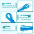 thumbnail image 3 of 1000 pieces of dental floss threaders for deep cleaning, suitable for braces, bridges, and implants, multi-functional nylon ring design, specifically for teeth, 20-pack (blue), 3 of 4