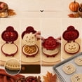 thumbnail image 4 of Halloween Mini Hand Pie Molds 1PC Pumpkin Ghost Cat Bat Witch Spider Skeleton Castle Shape Hand Pie Press Mold for Holiday Baking Cookies and Desserts (spider), 4 of 7