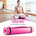 thumbnail image 3 of Tmvgtek Esterilla De Yoga Eva De 6 Mm De Grosor Esterilla De Ejercicio De Pilates Antideslizante Multiusos (Rosa) Tmvgtek Para estrenar, 3 of 7