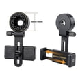 thumbnail image 2 of Telescope Phone Adapter, Universal Cell Phone Mount Compatible Binoculars, Monocular, Microscope, Spotting Scope, Telescope, Smartphone Holder Clip, 2 of 5