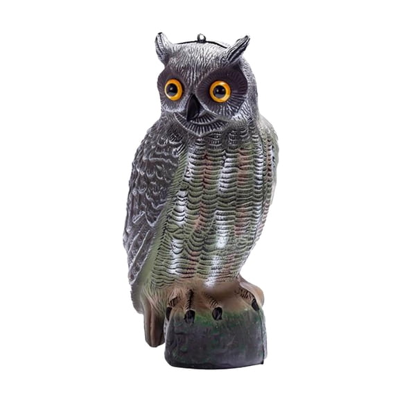 Bird Scarecrow Fake Owl Decoy Sculpture, Realistic Owl Garden Statue Decoration, Style A