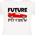 thumbnail image 4 of Inktastic Future Pit Crew Red Race Car Boys or Girls Long Sleeve Baby Bodysuit, 4 of 5