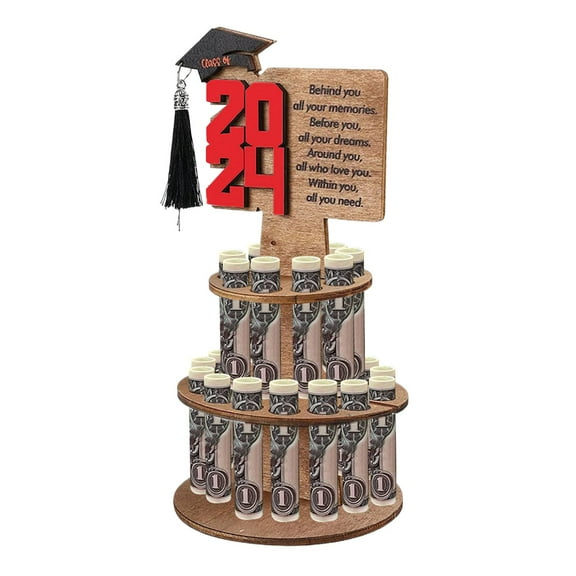 Clearance Desktop Ornament under $5,2024 Graduation Gift Moneyes Holder Creatives Converting Congrats Grad Card Holder Graduation Moneyes Holders Tiered Graduation Moneyes Cake