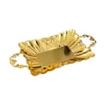 thumbnail image 1 of Plato de fruta Alimento Servicio de la bandeja Metal Multifuncional Bandeja de frutas Camisque Servicio de dulces para el hogar Sala de estar Fruits Oro, 1 of 8