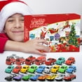 thumbnail image 3 of Calendrier de l'Avent de Noël 24 Jours avec Voitures Jouets Boîte Cadeau Surprise pour Enfants Amusement de Vacances, 3 of 7