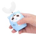 thumbnail image 3 of U Shaped Automatic Toothbrush Cartoon Ultrasonic Toothbrush Oral Cleaning Brush for KidsBlue, 3 of 5