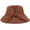 Deep Coffee, variant on CoCopeaunts Summer Beach Hat for Women Hatband Foldable Fashion Solid Bucket Cap UV Protection Cross Bow Straps Fisherman Hat