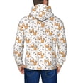 thumbnail image 5 of Zip Up Hoodies for Men - Corgi with Hearts Long Sleeve Comfrt Men'S Fashion Hoodies & Sweatshirts, Jackets for Men Hoodies Pullover Clothing Clothes with Pouch, 5 of 5