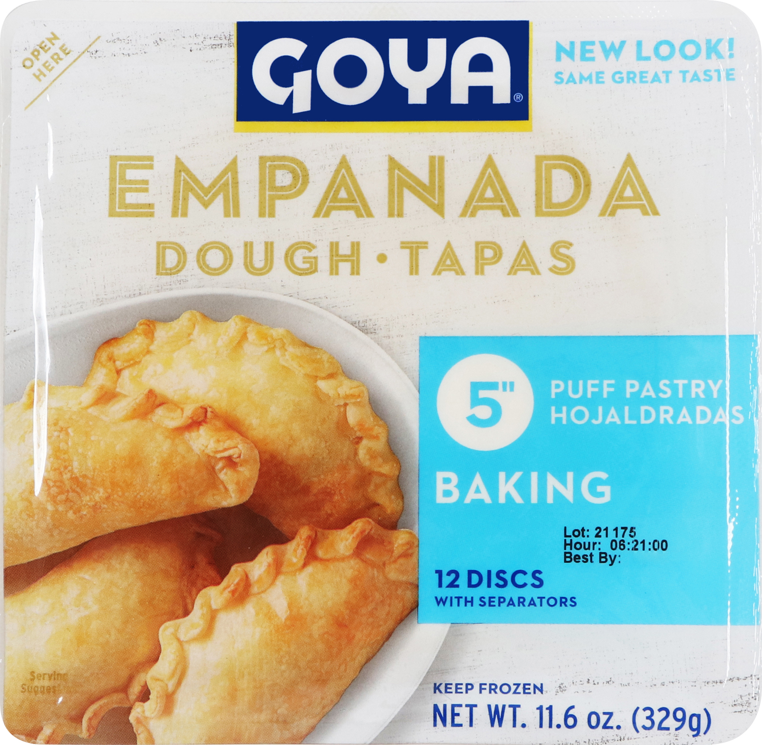 GOYA Puff Pastry Dough For Turnovers, 12 Ct, 11.60 oz - image 2 of 7