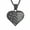 Black, variant on Personlized Always on My Mind Forever in My Heart - Crystal Angel Wing Heart Stainless Steel Urn Pendant for Cremation Ashes of Loved One