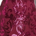 thumbnail image 3 of IBTOM CASTLE Floral Sequin Fashion Dress for Women Sparkly Spaghetti Strap Bodycon Mini Dress Cocktail Party Nightclub Dance Short Prom Dress S Wine Red, 3 of 8