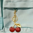 thumbnail image 4 of 26 Letters Cherries Keychains Bags Pendants Accessories Car Keychains, 4 of 5