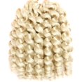 thumbnail image 1 of 100 hebras corto jamaicano rebote pelo de ganchillo rubio miel 5 paquetes 2 x rizo varita rizo pelo de ganchillo 8 pulgadas extensiones de pelo de ganchillo rizado pelo trenzado de ganchillo rizado 61, 1 of 1
