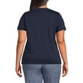 thumbnail image 2 of Lands' End Women's Plus Size Relaxed Supima Cotton Crew Neck T-Shirt, 2 of 5