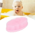 thumbnail image 1 of Fuerador del Cuerpo de Silicona, Cómoda Cepillo Sensorial de Silicona Rosa Suave Suave Para Bebés para Bebés, 1 of 7