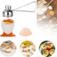 thumbnail image 3 of 6 pieces egg cup funny egg cup set egg cup set egg stand egg holder for baking, breakfast, dessert, 3 of 5