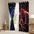 thumbnail image 5 of Homewish Modern Game Console Blackout Curtains Set of 2 (52x84 Each) for Boys, Blue Red Lightning Window Curtains, Video Gaming Lover Curtains and Drapes, Curtains and Drapes Bedroom Decor, 5 of 6
