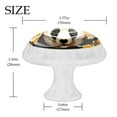 thumbnail image 4 of 4 Pcs Panda Sunflower Knobs for Kitchen Cabinet Cupboard Dresser Bookcase Drawer Pulls Handles Round Home Decor, 4 of 8