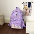 thumbnail image 6 of CUZIBR Floral Polka Dot Backpack For Teen Girls Casual Canvas School Backpack Lightweight Student Travel Daypack With Front Pocket, 6 of 6