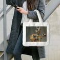thumbnail image 7 of Rocae Surreal Weightlifting Snail or Plush Underarm Bag White Furry Purse Handbag for Autumn and Winter, 7 of 7