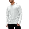 thumbnail image 2 of Fishing Shirts for Men UPF 50+ Sun Protection Long Sleeve Hoodie with Quick Dry Outdoor Breathable Athletic Pullover Tops S-3XL, 2 of 8