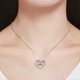 thumbnail image 3 of Silver Necklaces Infinity Love Heart Pendant Necklace Cubic Zirconia Necklace Jewellery, 3 of 5