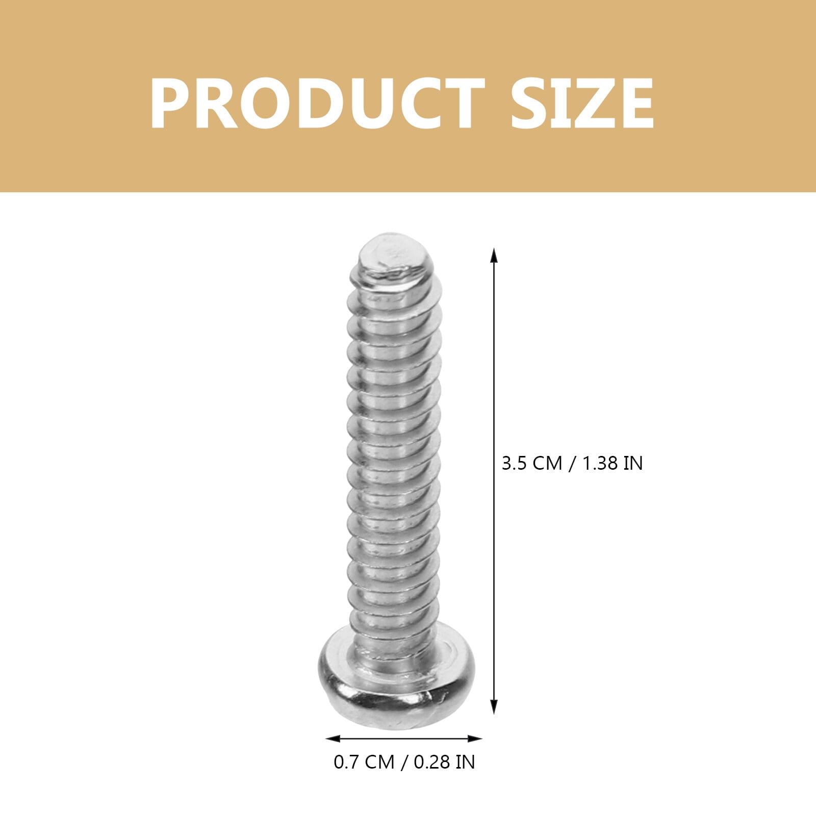 unbranded  Self Tapping Screws for Metal Replacement Screwdriver Concrete Silver