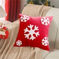 thumbnail image 2 of Qocolhg Christmas Decorations Outdoor Indoor, Christmas Pillowcase Rectangular Pillowcase Invisible Zipper Holiday Pillowcase Holiday Gift Christmas Decoration Red Pillowcase Suitable For Sofa, 2 of 6
