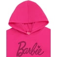 thumbnail image 4 of Sudadera con capucha Barbie para niñas pequeñas, forro polar, rosa, 5T, 4 of 5