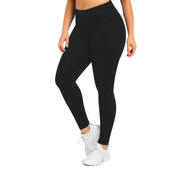 Fleece Lined Leggings with Pockets for Women High Waisted Yoga Pants Thermal Leggings for Women Winter Workout Leggings
