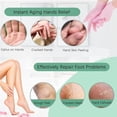thumbnail image 1 of Dvkptbk silicone socks Enhanced Foot Mask Set - Hydrating Brightening Heel Protection EcoFriendly Softness, 1 of 9