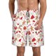 thumbnail image 1 of Balery Gingerbread Holiday Sweets Traje de Baño Estilo Hawaiano para Hombre, Shorts de Secado Rápido con Bolsillos-Medium, 1 of 6