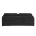 thumbnail image 7 of 79" Multi-functional Storage Loveseat Sofa Couch,Teddy Upholstered 3 Seat Sofa for Living Room,Bedroom,Office,Black, 7 of 7